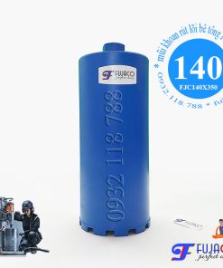 Mũi khoan rút lõi bê tông phi 140