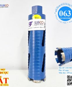Mũi khoan rút lõi tường gạch lắp điều hòa 63x250