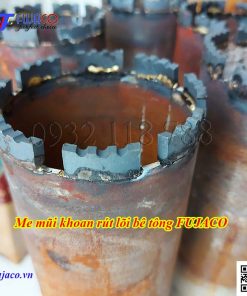 sau khi sửa chữa đắp me mũi khoan rút lõi