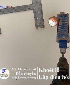 đầu chuyển đổi mũi khoan giúp lắp điều hòa nhanh đẹp hơn