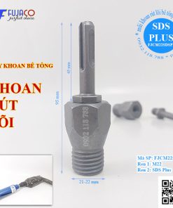 đầu chuyển mũi khoan rút lõi cho máy khoan bê tông