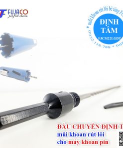 đầu chuyển định tâm mũi khoan rút lõi cho máy khoan pin