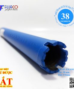 me mũi khoan rút lõi phi 38 rất cứng khoét được sắt trong bê tông