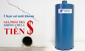 Câu chuyện về giá phải trả khi chọn mua mũi khoan rút lõi sai